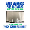 1 of 10-image for14" LCD Touch Screen Display Assembly ASUS VivoBook Flip 14 TM420IA-EC043T