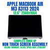 1 of 9-image for13" MacBook Air A3113 2024 M3 EMC 8611 MRXN3xx/A LCD Screen Display Assembly