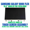 1 of 8-image for15.6" Samsung Galaxy Book2 Pro360 NP950QED-KJ2US OLED LCD Top Assembly Silver