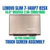 1 of 9-image forLenovo Slim 7 14IAP7 14" LCD Touch Screen Assembly Bezel 5D10S39797