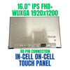 1 of 8-image forN160JCN-EEK 16" 16:10 1920x1200 Laptop LCD Panel Matrix LCD Touch Screen