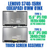 1 of 14-image for15.6" FHD Touch Screen Assembly Screen Lenovo Yoga S740 81nx001fmz