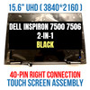 1 of 4-image forDell Inspiron 7500 7506 2-In-1 4K 01NNC3 1V8X7 LCD Touch Screen Complete Black