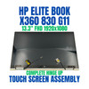 1 of 6-image forN96430-001 SPS-HU TS 13.3" WUXGA AG 400 Replacement Complete Hinge Up Touch Screen Assembly