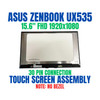 1 of 9-image forScreen ASUS ZENBOOK PRO UX535LI 15.6" FHD Touch Screen Assembly