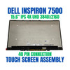 1 of 5-image for15.6" Dell Inspiron 7500 7506 2-In-1 0CC53D F5X01 4K LCD Touch Screen Assembly