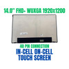 1 of 9-image forB140UAK02.H 14.0" Laptop LCD Screen Touch Panel EDP 40 Pin 1920x1200