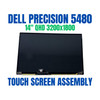 1 of 9-image forDell Precision 5480 14" QHD Touch Screen LCD W/ IR Cam 630PC