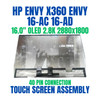 1 of 4-image forA1PD9EA HP Envy 16-ac0032nb 16" 2.8K 2880x1800 OLED Touch Screen Assembly
