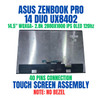 1 of 4-image forASUS ZENBOOK PRO 14 DUO UX8402ZE 14.5" 2880x1800 Touch OLED 120Hz IPS 2.8K Screen Assembly No Bezel