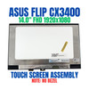 1 of 8-image forASUS CHROMEBOOK FLIP CX3400FMA-BB51T-CB 14.0" Touch Screen Assembly No Bezel 1920x1080 2-in-1