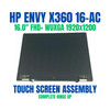 1 of 7-image forA20JREA HP Pavilion 16-ac0005na 16" 1920x1200 Complete Hinge Up Touch Screen Assembly FHD+ WUXGA
