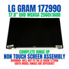 1 of 6-image forLG 17Z990-R.AAS9U1 17" 2560x1600 WQXGA Complete Non Touch Screen Assembly Hinge Up