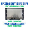 1 of 10-image for822A3EA HP Envy 15-fe0640nd 15.6" 1920x1080 OLED Touch Screen Assembly