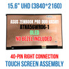 1 of 8-image forScreen ASUS ZENBOOK PRO DUO UX581LV-H SERIES 15.6" 3840x2160 40 Pin OLED AMOLED Touch Screen Assembly No Bezel