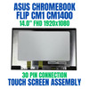 1 of 7-image forASUS CHROMEBOOK FLIP CM1400FXA-BB01T-CB 14.0" 1920x1080 Touch Screen Assembly