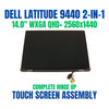 1 of 8-image forOEM Dell Latitude 9440 2-in-1 QHD LCD Touch Screen Assembly 6JXWN 06JXWN