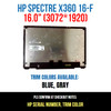 1 of 11-image for378V1UAR HP SPECTRE X360 16" 2-IN-1 LAPTOP 16" 3072x1920 40 Pin UHD Touch Screen Assembly