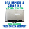 1 of 9-image forDell Inspiron 7440 7445 2-in-1 FHD Touch LCD Screen Assembly