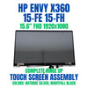 1 of 9-image forA4JU0EAR HP Envy 15-fe0512na 15.6" 1920x1080 Full HD Complete Hinge Up Touch Screen Assembly