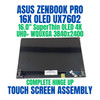 1 of 6-image forASUS Zenbook Pro 16X OLED UX7602 16" LCD Touch Screen Assembly Display Complete
