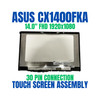 1 of 10-image forASUS CHROMEBOOK FLIP CX1400FKA-AS88F 14.0" 1920x1080 Touch Screen Assembly Full HD