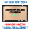 1 of 5-image for20QN004KED ThinkPad P53 Lenovo 15.6" 3840x2160 Touch OLED AMOLED Screen Assembly