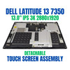 1 of 4-image forDell Latitude 13 7350 Detachable 2880×1920 Touch Screen LCD JRR2Y 0JRR2Y