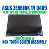 1 of 13-image forAsus Zenbook Q409Z QHD 14" Oled LCD Screen Display Complete Assembly