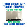 1 of 8-image for82A3007NIX Yoga Slim 7 14ITL05 14.0" 1920x1080 40 Pin Touch Screen Assembly Lenovo