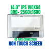 1 of 4-image forNE140QDM-NX5 V18.2 120Hz 14.0" LCD Screen Panel Display 2560X1600 40 Pin