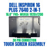 1 of 8-image forDell Inspiron 16 Plus 7640 16" 1920x1200 Touch 2-in-1 Touch Panel Screen Assembly