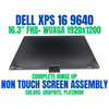 1 of 7-image forDell OEM XPS 16 9640 16.3" FHD LCD Display Complete Screen Assembly NT GRAY