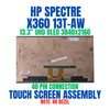 1 of 12-image for13.3" HP Spectre x360 13t-aw 13t-aw100 OLED LCD Touch Screen Display Assembly