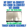 1 of 6-image forHP Envy 14-eb0007TX 30J70PAR 14.0" Full HD 1920x1080 30 Pin Touch Screen Assembly