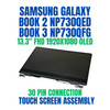 1 of 8-image forSamsung GALAXY BOOK3 360 NP730QFG-KA1CA 13.3" 1920x1080 Touch QLED Touch Complete Hinge Up Screen Assembly