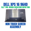 1 of 10-image forDell LQ163N1JW01 Dell XPS 16 9640 16.3" Non Touch Screen Assembly