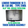 1 of 8-image forLenovo ThinkBook G4 IML 21MX000XFG 14.0" FHD+ WUXGA 1920x1200 30 Pin Touch Screen Assembly