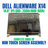 1 of 7-image forDell OEM Alienware x14 R2 14" QHD+ LCD Screen Display Complete Assembly J46WR VN15J