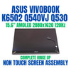 1 of 6-image forASUS VIVOBOOK PRO 15 K6502ZE-MA SERIES 15.6" 2880x1620 40 Pin AMOLED 120Hz Complete Non Touch Screen Assembly Hinge Up