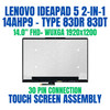 1 of 6-image forLenovo Ideapad 5 2-in-1 14AHP9 83DR000TUS 14.0" FHD+ WUXGA 1920x1200 2-in-1 Touch Screen Assembly