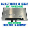 1 of 5-image forASUS ZENBOOK UX435EAL-1WIPS511 14.0" 1920x1080 30 Pin Touch Screen Assembly