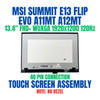 1 of 12-image forMSI SUMMIT E13 FLIP EVO A12MT-083AU 13.4" 1920x1200 Touch Screen Assembly No Bezel 30 Pin