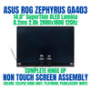 1 of 13-image forASUS ROG Zephyrus G14 GA403WW-QS118X 3K 14" LCD NT Display Complete Assembly