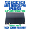 1 of 8-image forASUS ZENBOOK PRO FLIP UP6502ZA-M SERIES 15.6" 2880x1620 40 Pin Complete Hinge Up Touch Screen Assembly