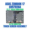 1 of 6-image forASUS ZENBOOK 17 FOLD UX9702AA-XB71T-CA 17.3" OLED 2560x1920 Touch Screen Assembly