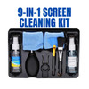 1 of 5-image forNon Abrasive Screen Cleaning Kit Microfiber Cloth Cleaning Liquid For Displays and Monitors
