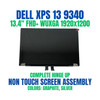 1 of 11-image forDell XPS 9340 13.4" FHD LCD Screen Non Touch Complete 48YFX 048YFX A MATTE