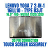1 of 4-image forLenovo 5D10S40245 16" 1920x1200 Touch Screen Assembly