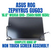 1 of 6-image forASUS ROG ZEPHYRUS G16 GU603ZU-BS71-CB 16" 2560x1600 Complete Non Touch Screen Assembly Hinge Up